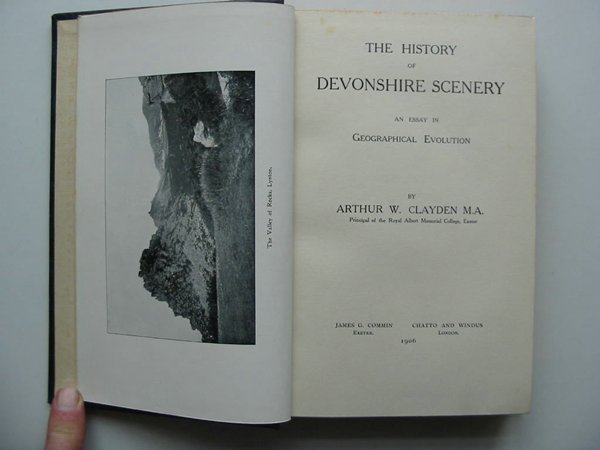 Photo of THE HISTORY OF DEVONSHIRE SCENERY written by Clayden, Arthur W. published by James G. Commin (STOCK CODE: 597932)  for sale by Stella & Rose's Books