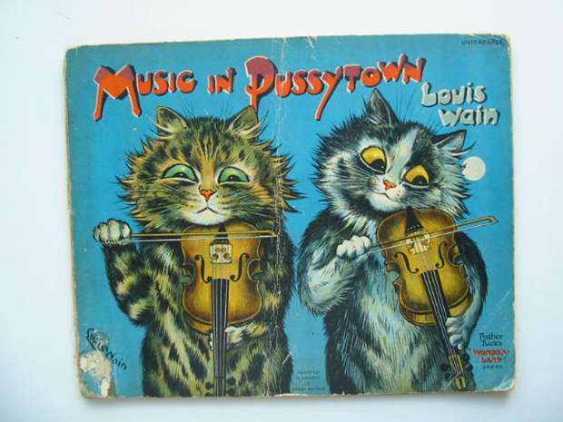 Photo of MUSIC IN PUSSYTOWN illustrated by Wain, Louis published by Raphael Tuck &amp; Sons Ltd. (STOCK CODE: 626888)  for sale by Stella & Rose's Books