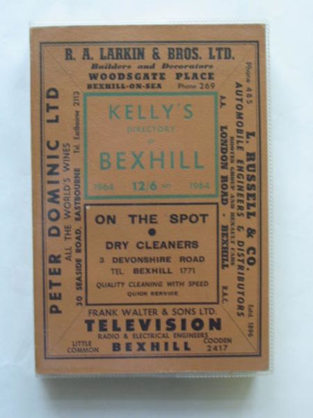 Photo of KELLY'S DIRECTORY OF BEXHILL- Stock Number: 628264