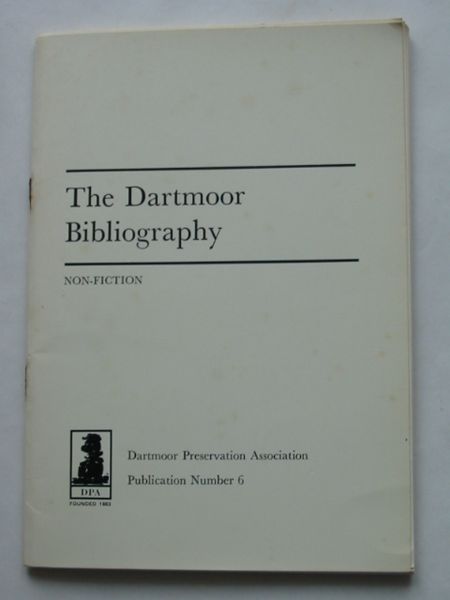 Photo of THE DARTMOOR BIBLIOGRAPHY written by Cocks, John V. Somers published by Dartmoor Preservation Association (STOCK CODE: 628602)  for sale by Stella & Rose's Books