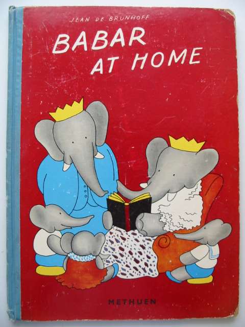Photo of BABAR AT HOME written by De Brunhoff, Jean illustrated by De Brunhoff, Jean published by Methuen &amp; Co. Ltd. (STOCK CODE: 630032)  for sale by Stella & Rose's Books