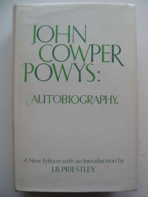 Photo of JOHN COWPER POWYS AUTOBIOGRAPHY- Stock Number: 630316