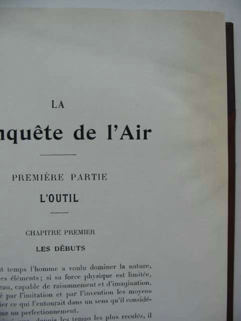 Photo of LA CONQUETE DE L'AIR written by De Forge, L. Sazerac published by Berger-Levrault (STOCK CODE: 630519)  for sale by Stella & Rose's Books