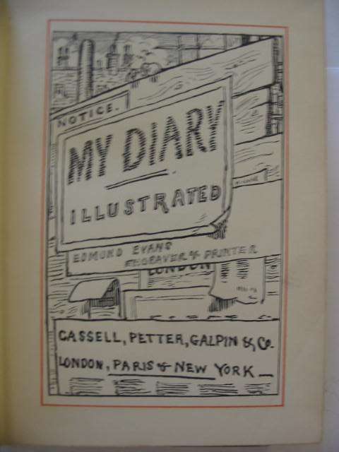 Photo of MY DIARY published by Cassell, Petter, Galpin & Co. (STOCK CODE: 651420)  for sale by Stella & Rose's Books