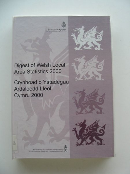 Photo of DIGEST OF WELSH LOCAL AREA STATISTICS 2000- Stock Number: 656897