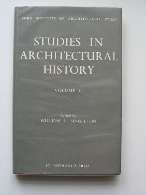 Photo of STUDIES IN ARCHITECTURAL HISTORY VOLUME II- Stock Number: 679791