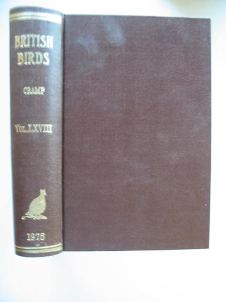 Photo of BRITISH BIRDS VOL. LXVIII written by Cramp, Stanley published by H.F. &amp; G. Witherby Ltd. (STOCK CODE: 696252)  for sale by Stella & Rose's Books
