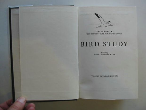 Photo of BIRD STUDY VOLS. 23-24 written by Williamson, Kenneth published by British Trust for Ornithology (STOCK CODE: 696268)  for sale by Stella & Rose's Books