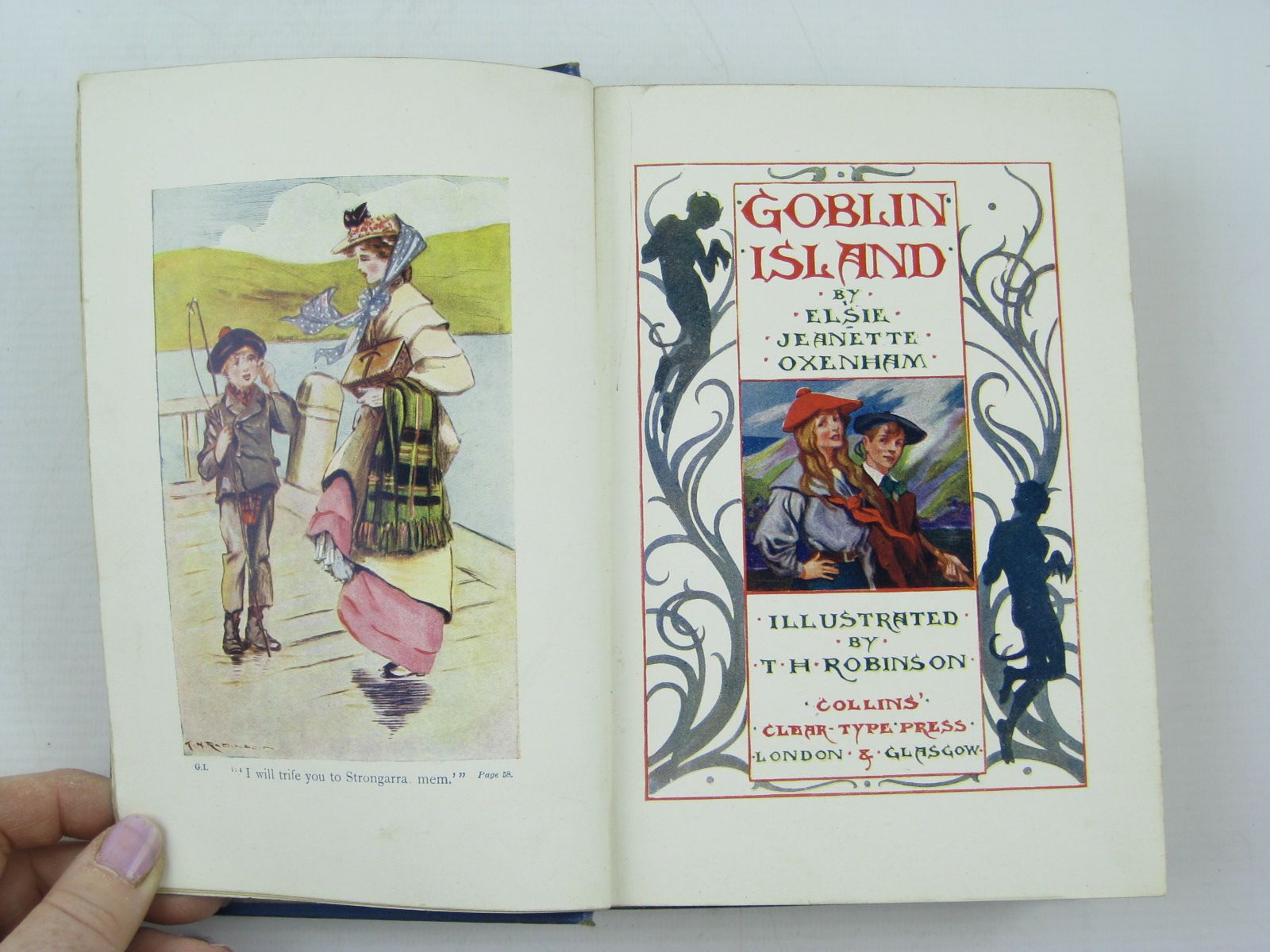 Photo of GOBLIN ISLAND written by Oxenham, Elsie J. illustrated by Robinson, T.H. published by Collins Clear-Type Press (STOCK CODE: 731273)  for sale by Stella & Rose's Books