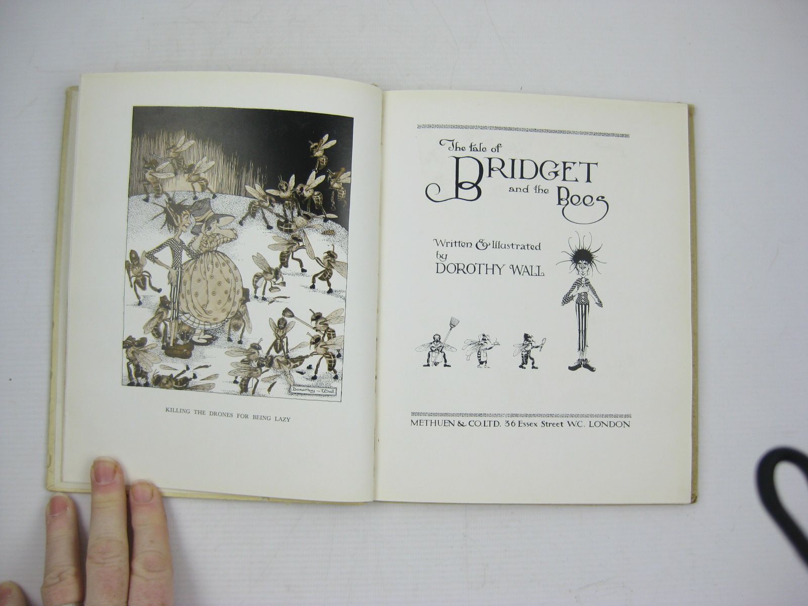 Photo of THE TALE OF BRIDGET AND THE BEES written by Wall, Dorothy illustrated by Wall, Dorothy published by Methuen & Co. Ltd. (STOCK CODE: 734032)  for sale by Stella & Rose's Books