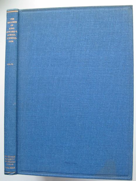 Photo of THE RECORDS OF KING EDWARD'S SCHOOL BIRMINGHAM VOL VI written by Izon, John published by The Dugdale Society (STOCK CODE: 806369)  for sale by Stella & Rose's Books