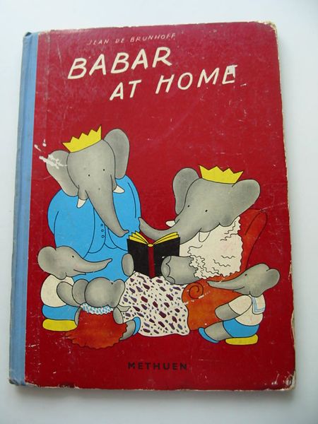 Photo of BABAR AT HOME written by De Brunhoff, Jean illustrated by De Brunhoff, Jean published by Methuen & Co. Ltd. (STOCK CODE: 806915)  for sale by Stella & Rose's Books