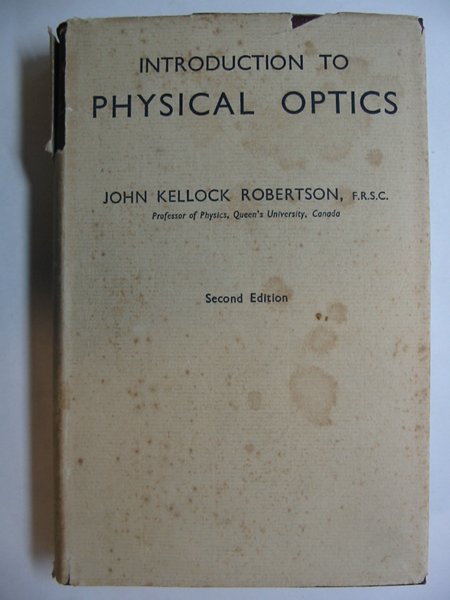 Photo of INTRODUCTION TO PHYSICAL OPTICS- Stock Number: 810851