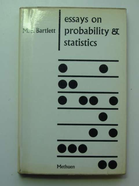 Photo of ESSAYS ON PROBABILITIES AND STATISTICS written by Bartlett, M.S. published by Methuen & Co. Ltd. (STOCK CODE: 811055)  for sale by Stella & Rose's Books