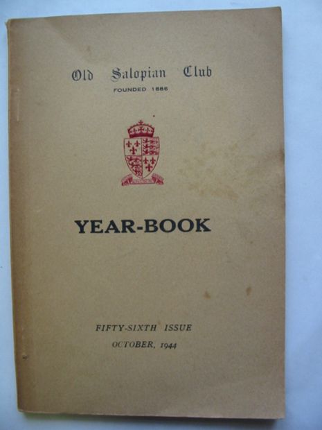 Photo of OLD SALOPIAN CLUB YEAR-BOOK 1944 published by Wilding &amp; Son Ltd. (STOCK CODE: 811142)  for sale by Stella & Rose's Books