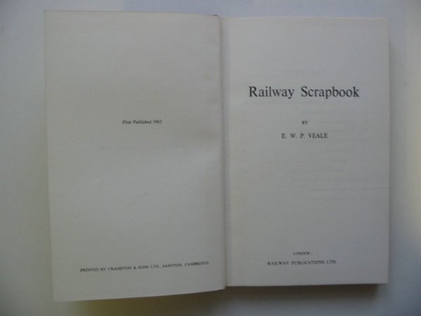 Photo of RAILWAY SCRAP BOOK- Stock Number: 811286