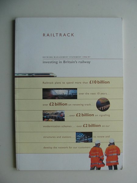 Photo of RAILTRACK NETWORK MANAGEMENT STATEMENT 1996/97 published by Railtrack (STOCK CODE: 813257)  for sale by Stella & Rose's Books