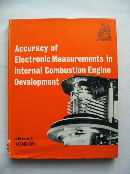 Photo of ACCURACY OF ELECTRONIC MEASUREMENTS IN INTERNAL COMBUSTION ENGINE DEVELOPMENT published by The Institution Of Mechanical Engineers (STOCK CODE: 814372)  for sale by Stella & Rose's Books