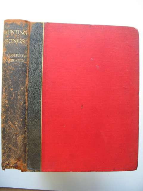 Photo of HUNTING SONGS written by Egerton-Warburton, R.E. published by Henry Young &amp; Sons (STOCK CODE: 814548)  for sale by Stella & Rose's Books