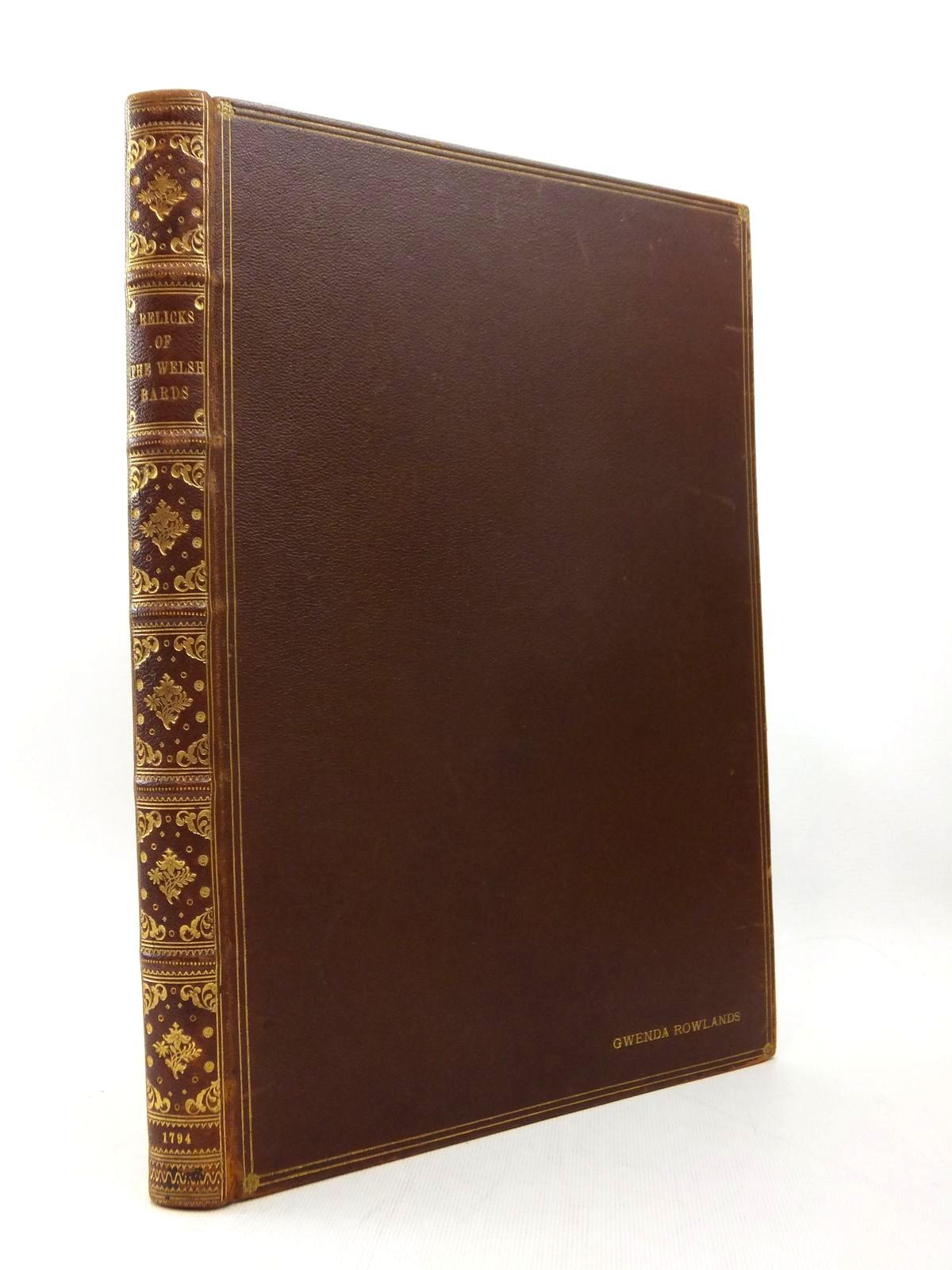 Photo of MUSICAL AND POETICAL RELICKS OF THE WELSH BARDS- Stock Number: 816482