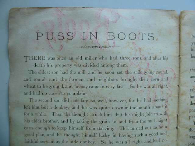 Photo of PUSS IN BOOTS illustrated by Andre, R. published by McLoughlin Bros. (STOCK CODE: 816683)  for sale by Stella & Rose's Books