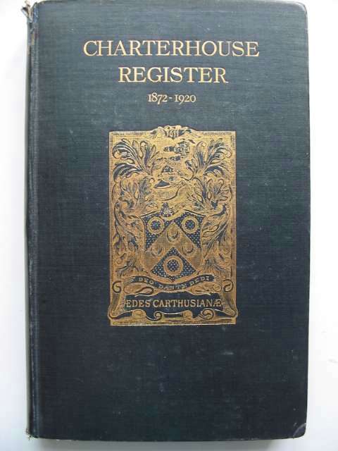 Photo of CHARTERHOUSE REGISTER 1911-1920 VOL III- Stock Number: 817861