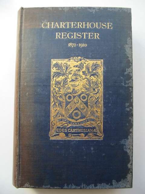 Photo of CHARTERHOUSE REGISTER 1872-1910 VOLUME I published by Chiswick Press (STOCK CODE: 818098)  for sale by Stella & Rose's Books