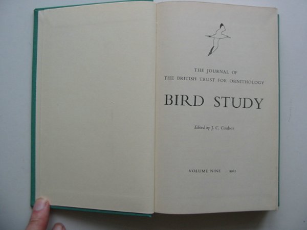 Photo of BIRD STUDY VOLS. 1962-1963- Stock Number: 818246