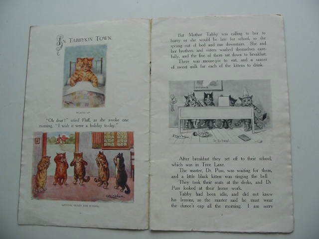 Photo of THE STORY OF TABBYKIN TOWN IN SCHOOL AND AT PLAY written by Kittycat,  illustrated by Wain, Louis published by C.W. Faulkner & Co. Ltd. (STOCK CODE: 821396)  for sale by Stella & Rose's Books