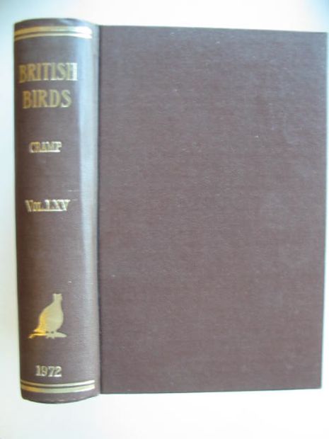 Photo of BRITISH BIRDS VOL. LXV written by Cramp, Stanley published by H.F. &amp; G. Witherby Ltd. (STOCK CODE: 875029)  for sale by Stella & Rose's Books