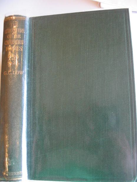 Photo of THE LITERATURE OF THE CHARADRIIFORMES FROM 1894-1924 written by Low, George C. published by H.F. &amp; G. Witherby Ltd. (STOCK CODE: 987904)  for sale by Stella & Rose's Books